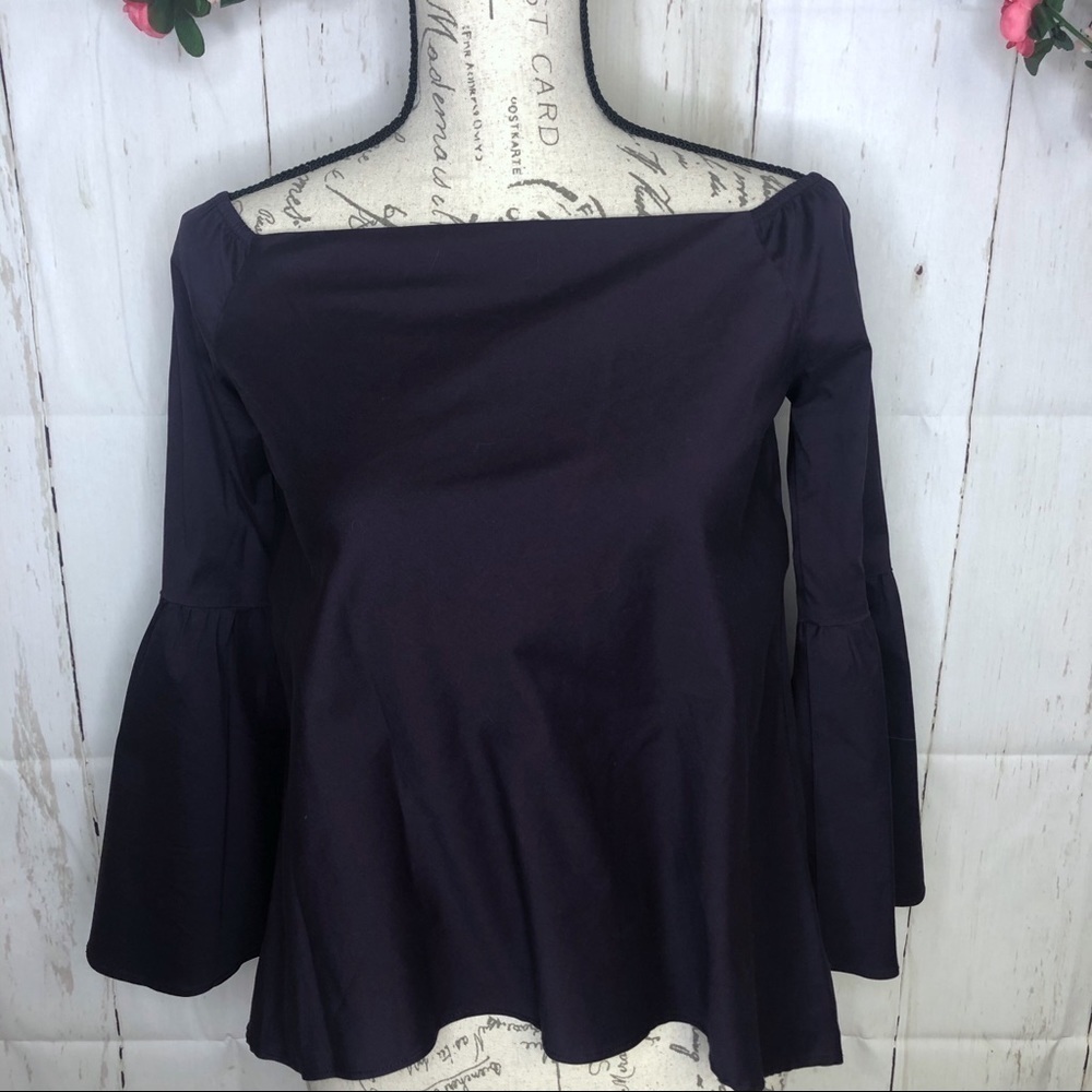 525 America off the shoulder top. Bell sleeves
